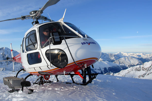 Gebirgslandung mit dem Helikopter 