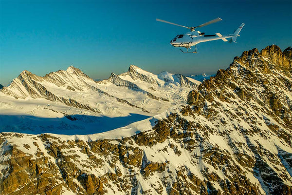 Alpenrundflug mit Helikopter