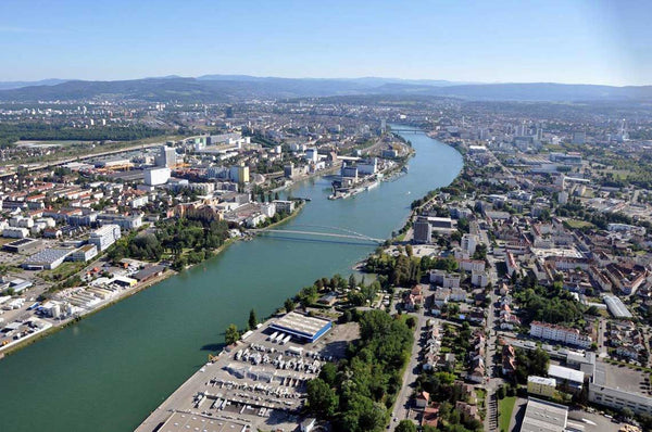 Stadt Basel Rundflug