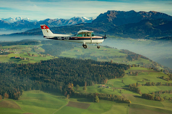 Beromünster Flugzeugflug