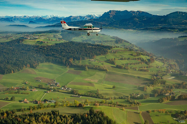 Flugzeugflug Zentralschweiz