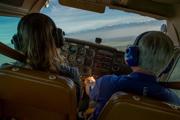 Schulung Flugzeugflug