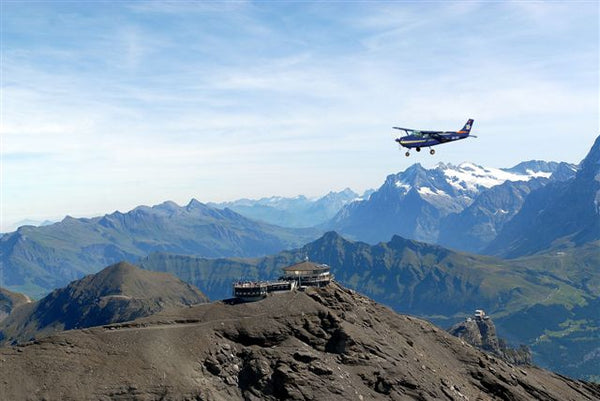 Flugzeugflug Schilthorn