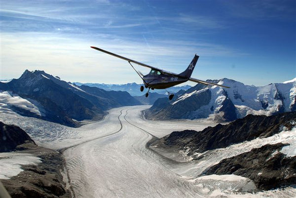 Flugzeugflug Aletschgletscher