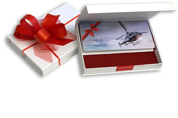 Geschenkbox Helikopterflug.ch