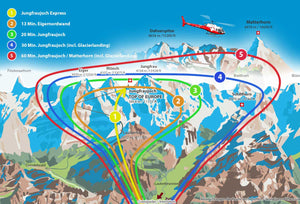 Helikopterflug Route ab Gsteigwiler