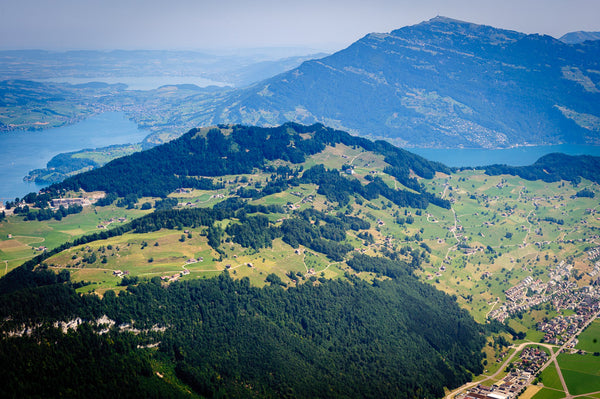 Helikopterrundflug Aussicht auf See