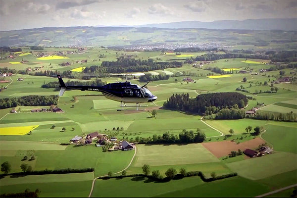 Rundflug mit dem Helikopter mit dem Jet Ranger