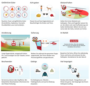 Helikopter Passagierbriefing