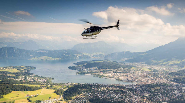 Helikopterflug über Vierwaldstättersee