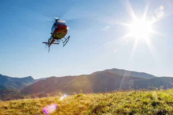 Helikopterflug Tessin