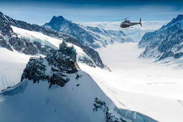 75 min. Jungfraujoch sightseeing flight from Beromünster