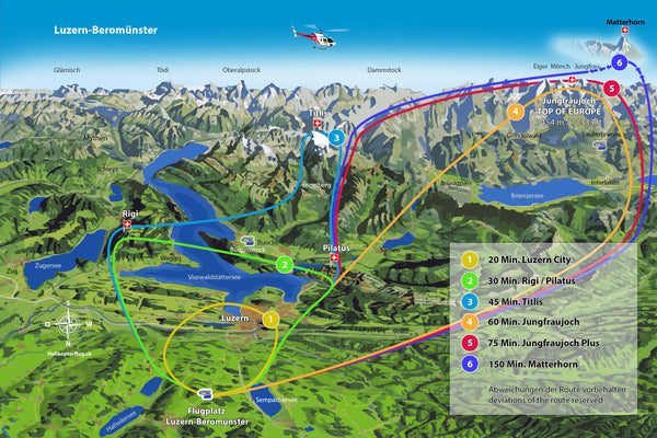 Routen ab Luzern-Beromünster