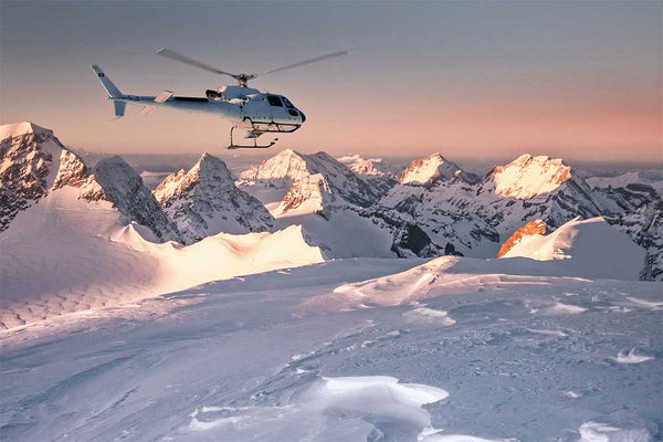 Alpenrundflug mit Helikopter im Berner Oberland 