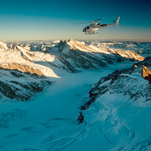 Alpenrundflug Aletschgletscher