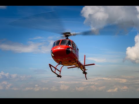 Video Helikopterflug Ecureuil 